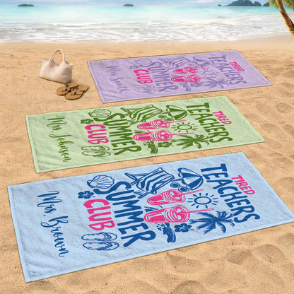 Towel detail view for Teacher