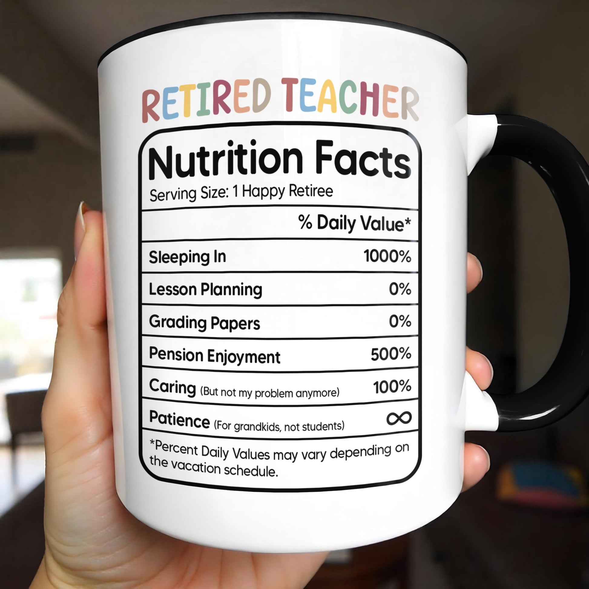Personalized Retired Teacher Mug for Teacher with personalized design details for meaningful gifting image 7