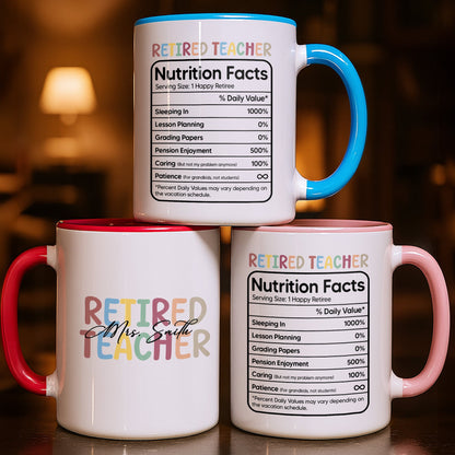 Mug detail view for Teacher