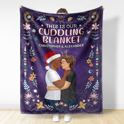 Personalized Couple’s Snuggle Blanket - Anniversary & Birthday Gift