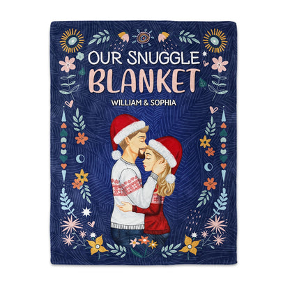 Personalized Couple’s Snuggle Blanket - Anniversary & Birthday Gift
