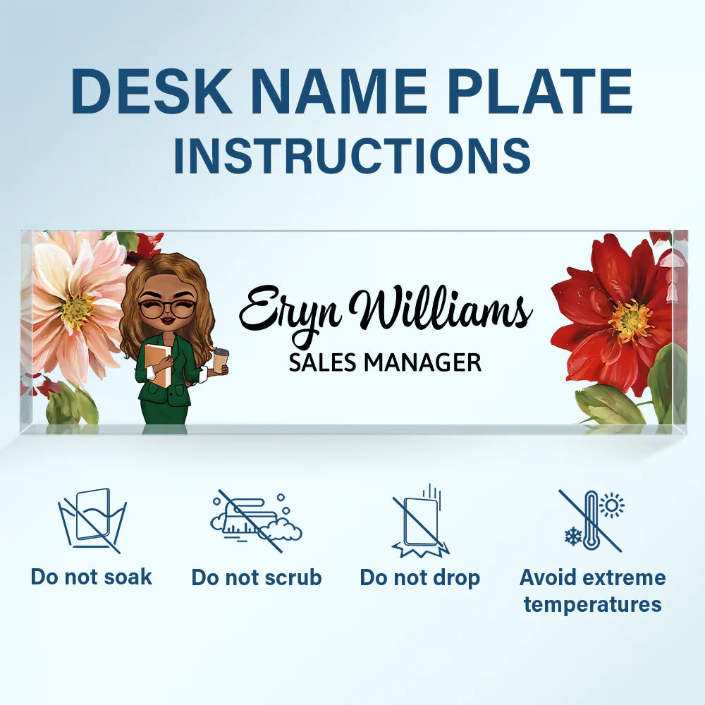 Plaque gift-ready design for Colleagues