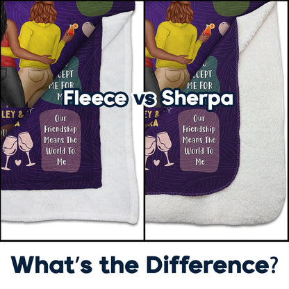 Reasons Why You Are My Bestie -  Personalized Blanket - Holiday, Birthday, Loving Gift For Friends, Colleagues