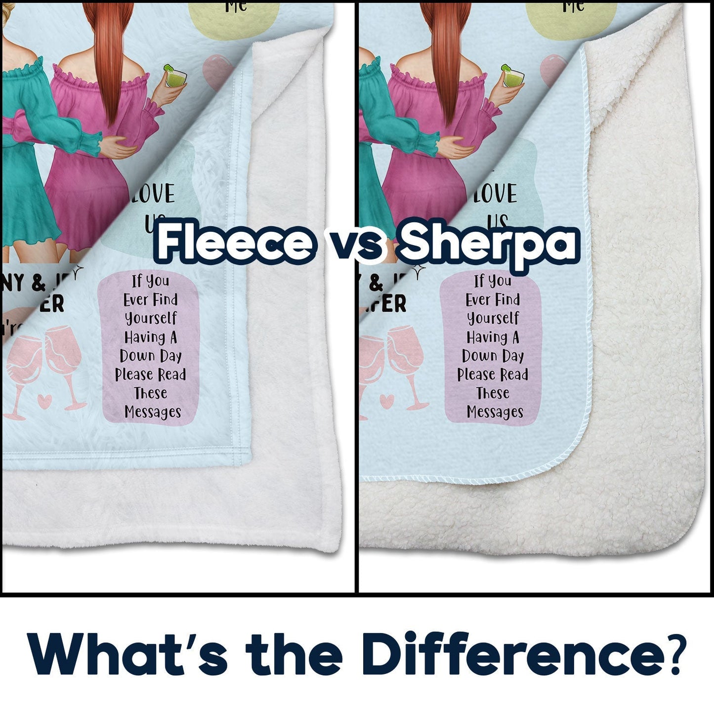 Reasons Why You Are My Bestie - Personalized Blanket - Holiday, Birthday, Loving Gift For Friends, Colleagues
