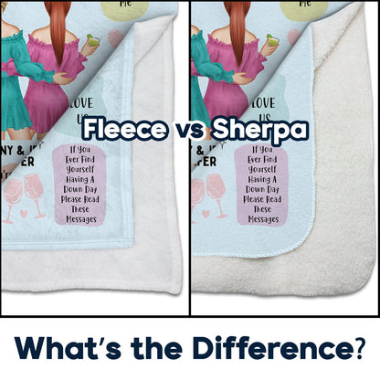 Reasons Why You Are My Bestie - Personalized Blanket - Holiday, Birthday, Loving Gift For Friends, Colleagues