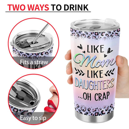 Personalized Mother & Daughters Tumbler – Forever Love Gift for Mom & Her Daughters