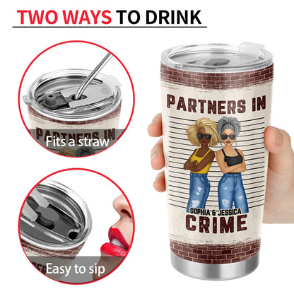 “Partner in Crime & Confidante“ - Personalized Custom Tumbler