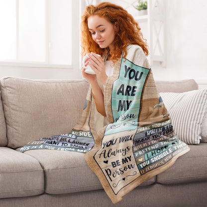 Thank You For Standing By My Side - Personalized Friend Blanket