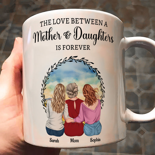 “The Love Between Mother & Daughter” Personalized Mug - Heartfelt Gift for Mom