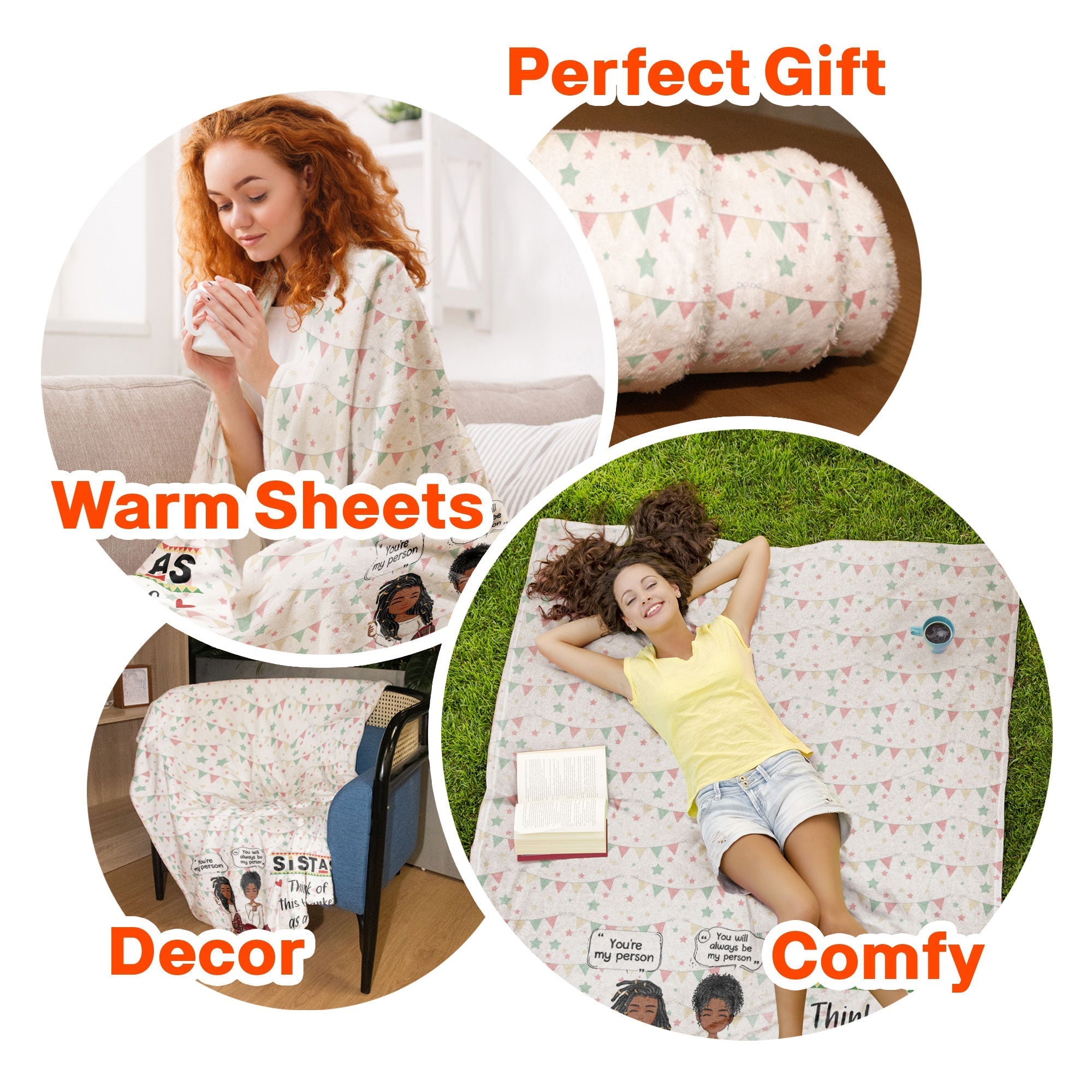 This Blanket As A Hug For You Sistas - Personalized Custom Black Women Sistas Blanket