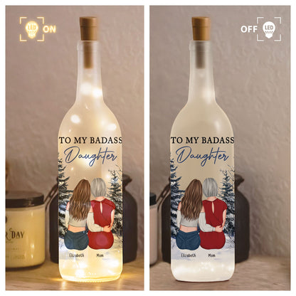 Personalised "I Am The Storm" Bottle Light - Custom Gift For Daughter