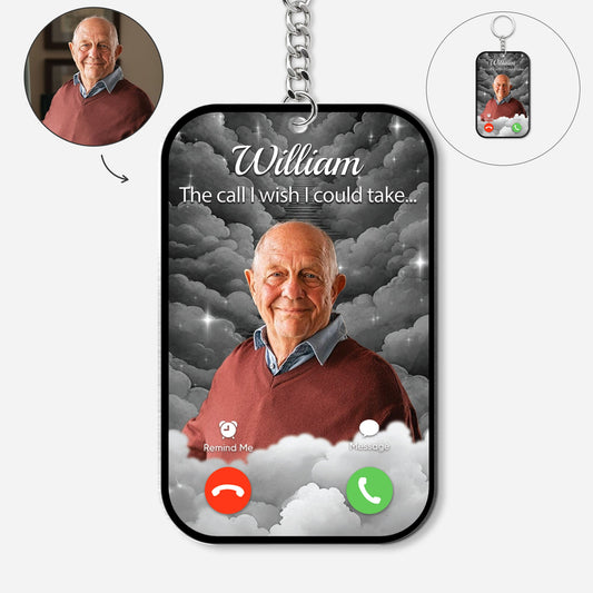 Personalized Memorial Keychain for Family with personalized design details for meaningful gifting