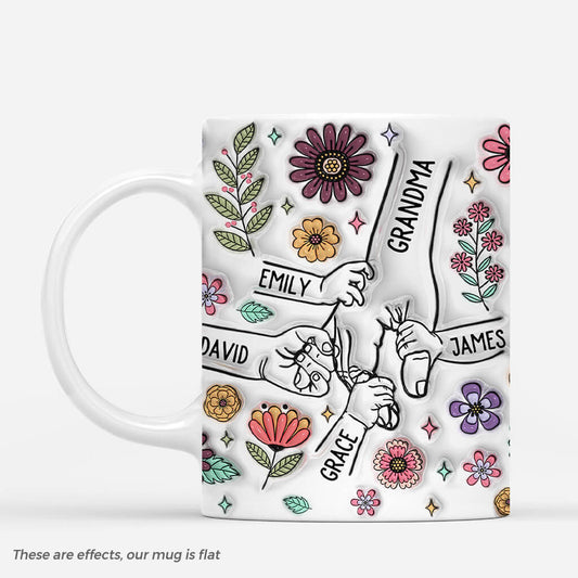 Holding Grandma's Hand - Personalised Mug