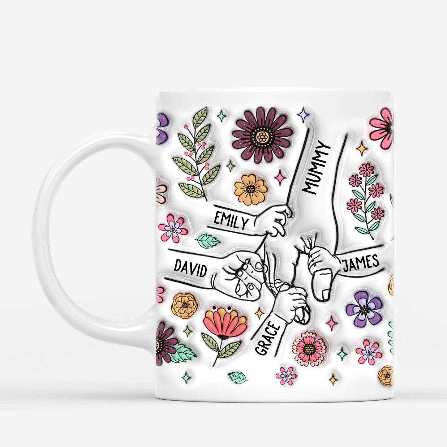 Holding Grandma's Hand - Personalised Mug