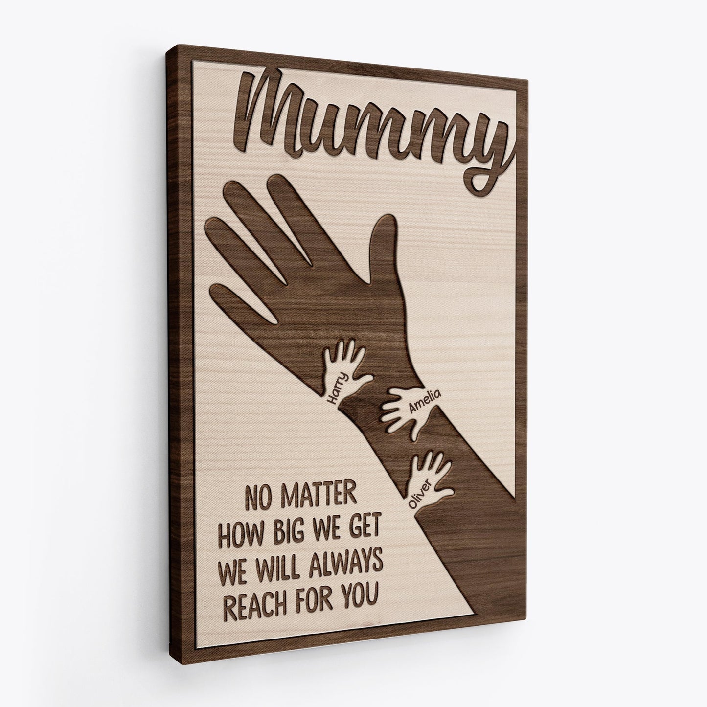 Personalised Sentimental Father's Day Canvas / Poster - Custom Gift For Dad