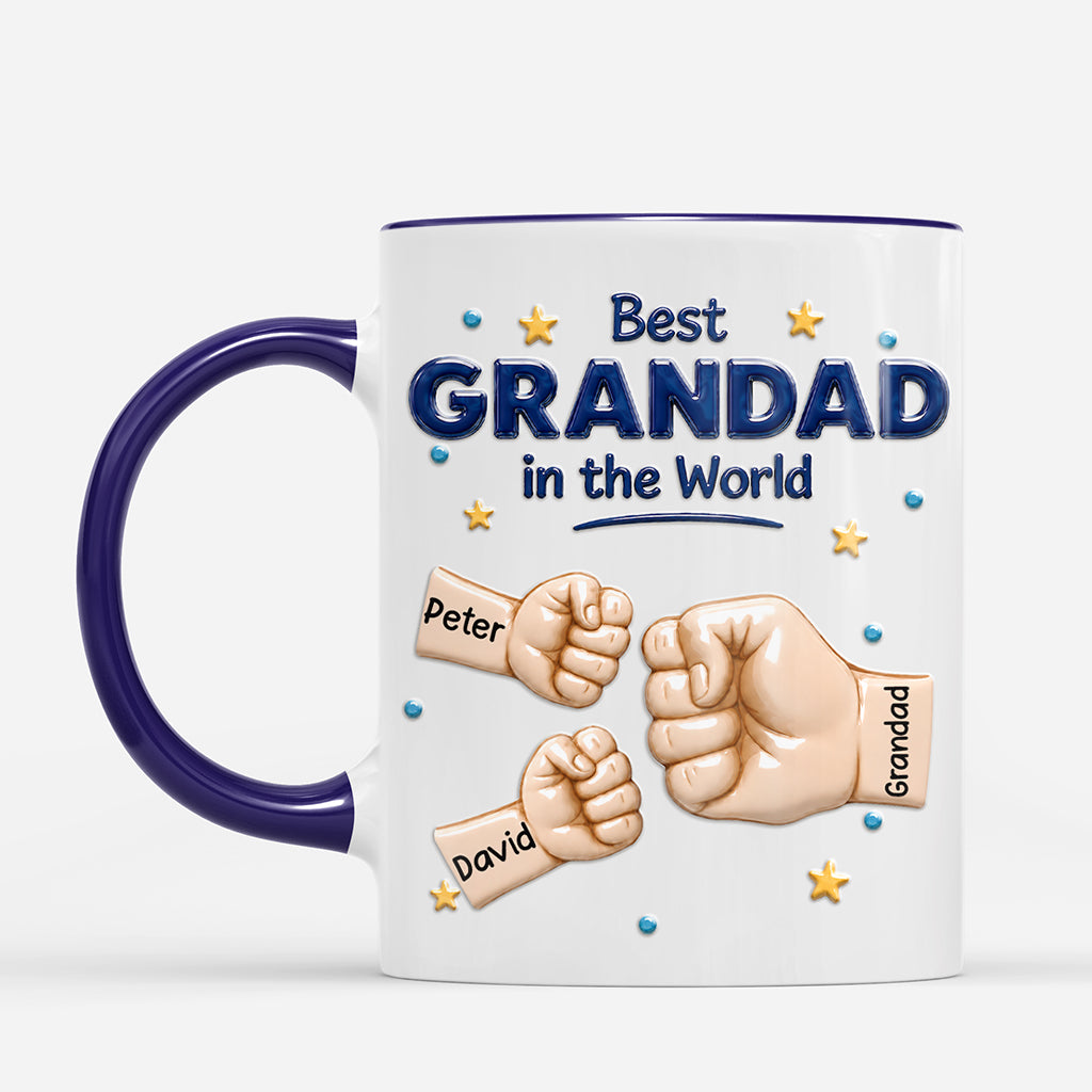 Personalized Dad Fist Bump Mug personalization view for Dad