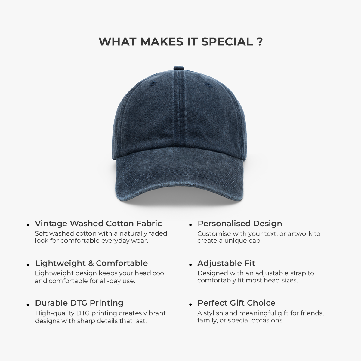 Personalized Dog Dad Hat for Dad with personalized design details for meaningful gifting image 6