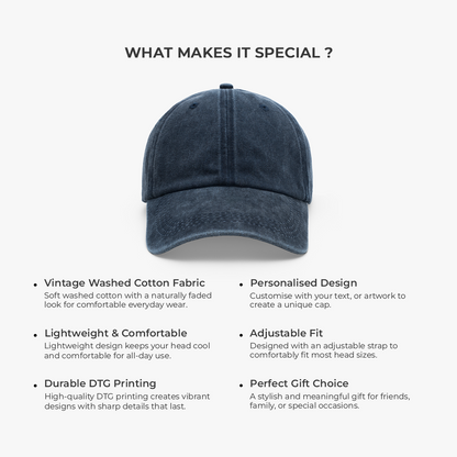 Personalized Dog Dad Hat for Dad with personalized design details for meaningful gifting image 6