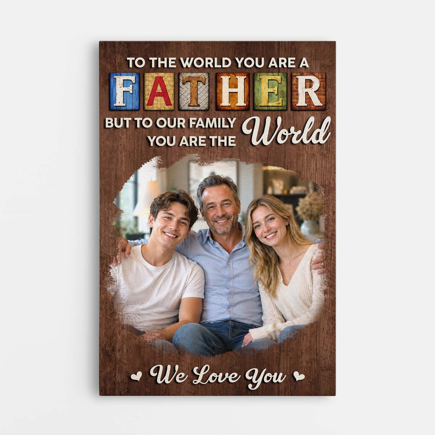 Custom Photo Canvas Gift for Mom with personalized design details for meaningful gifting