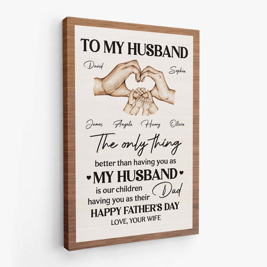 Personalized “To My Wife” Canvas / Poster - Mother’s Day Gift from Husband
