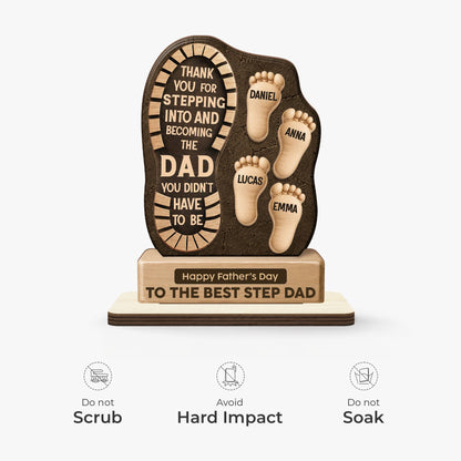 Wood Sign gift-ready design for Stepmom / Stepdad