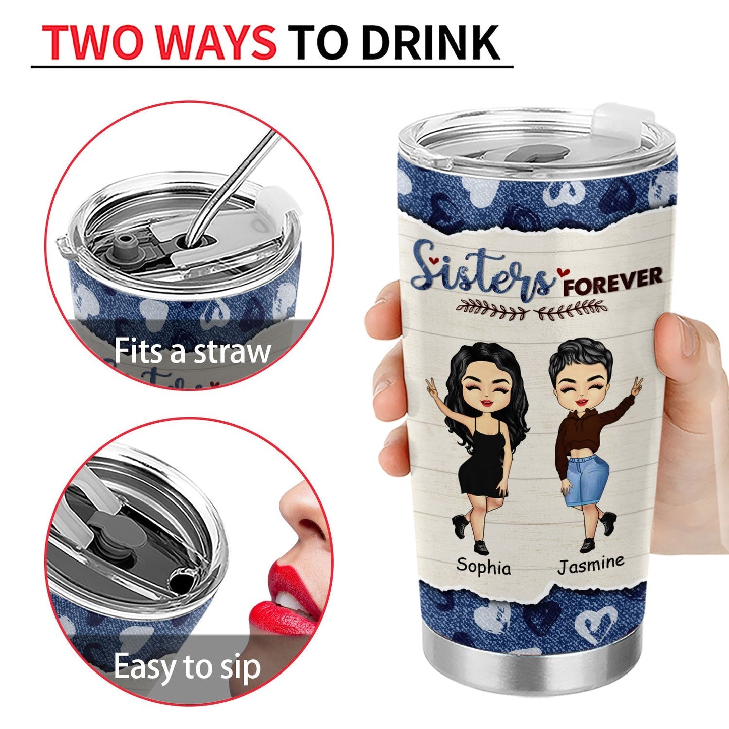 I’d Fight A Bear For You - Personalized Custom Tumbler