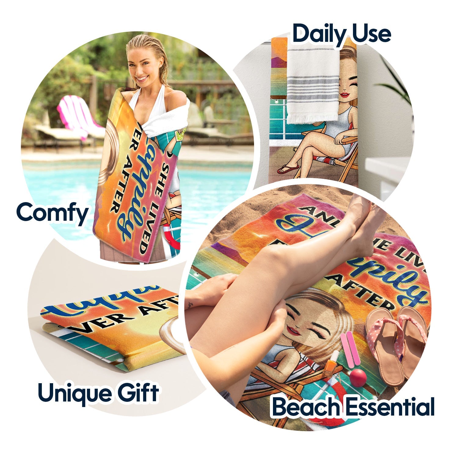 Personalized "Life Is Better On A Cruise" Beach Towel | Custom Travel Gift