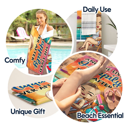 Personalized "Life Is Better On A Cruise" Beach Towel | Custom Travel Gift