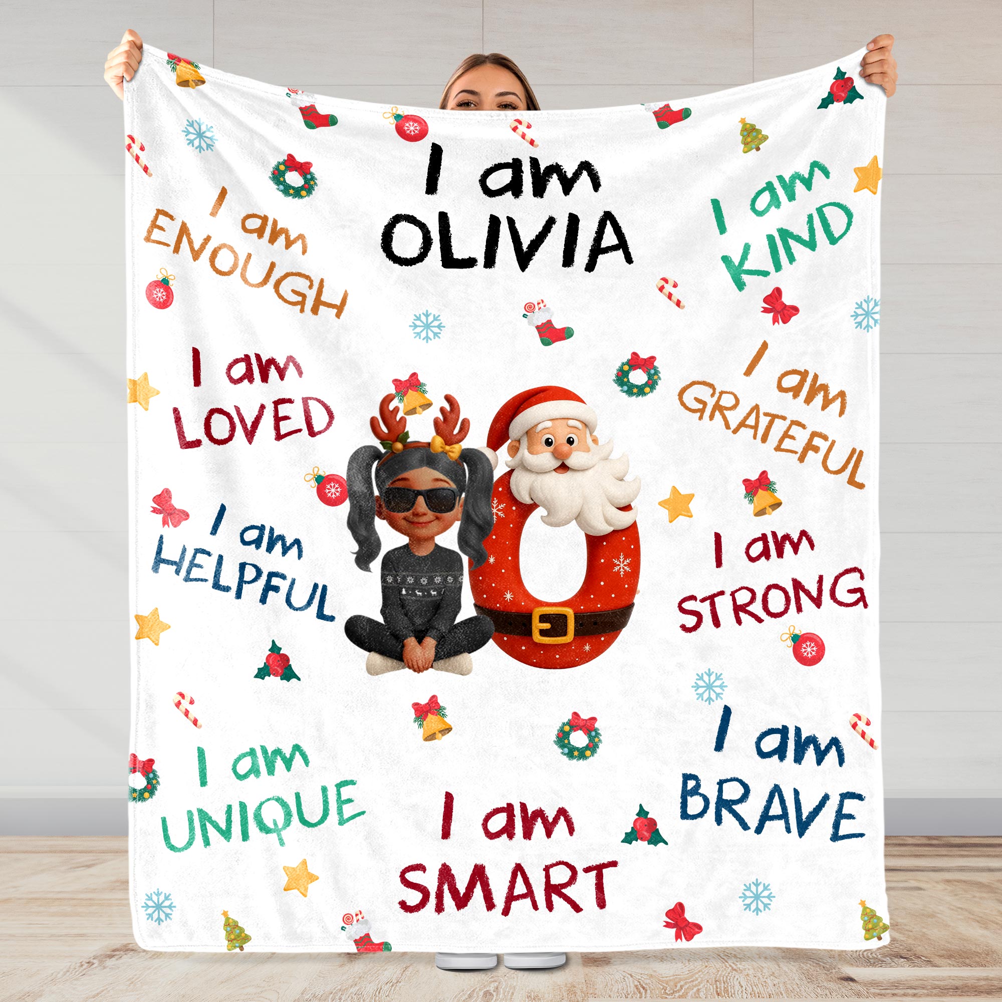 I Am Loved, I Am Brave, Santa and Elf