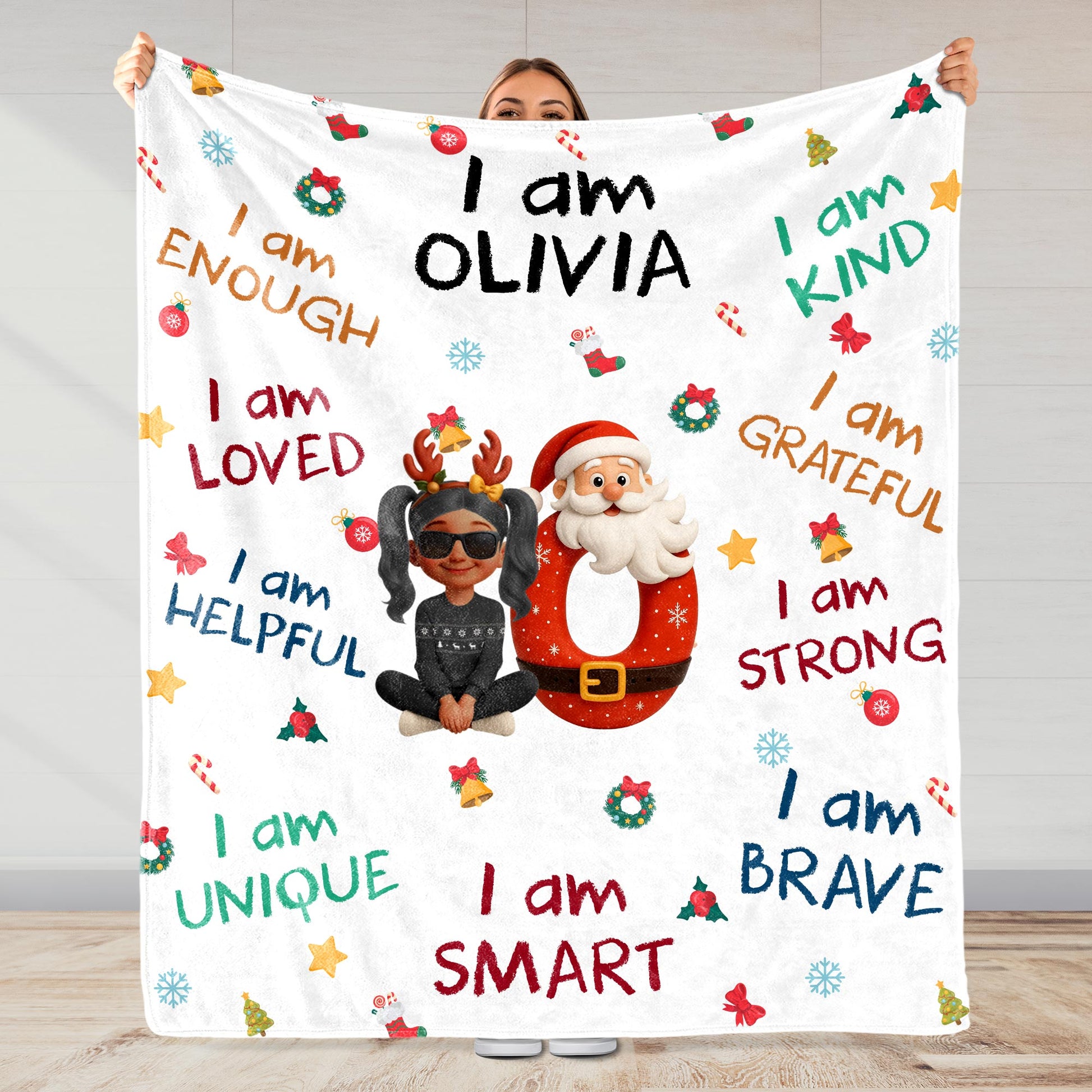 I Am Loved, I Am Brave, Santa and Elf