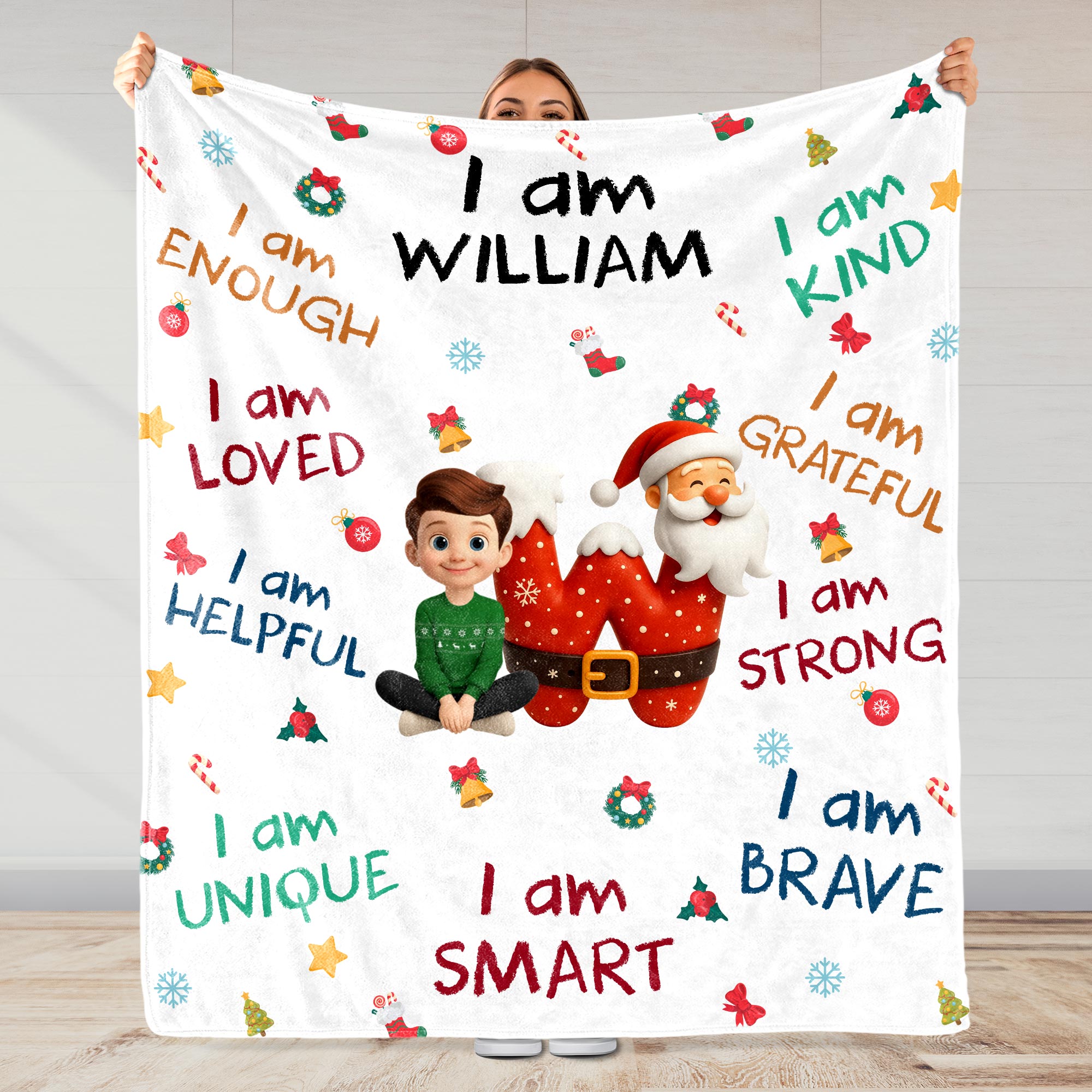 I Am Loved, I Am Brave, Santa and Elf