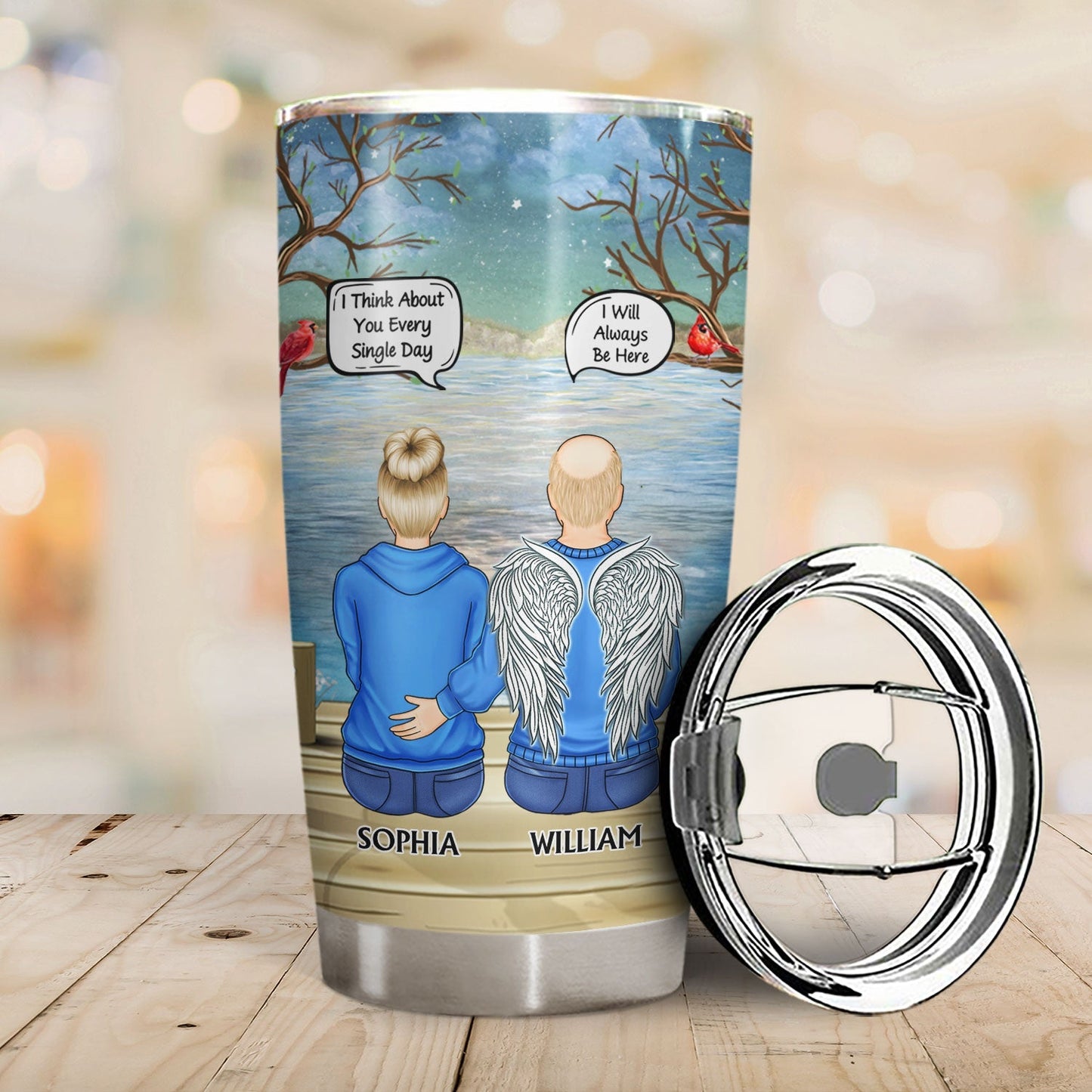 I Miss You I Know — Custom Memorial Tumbler for Family & Friends