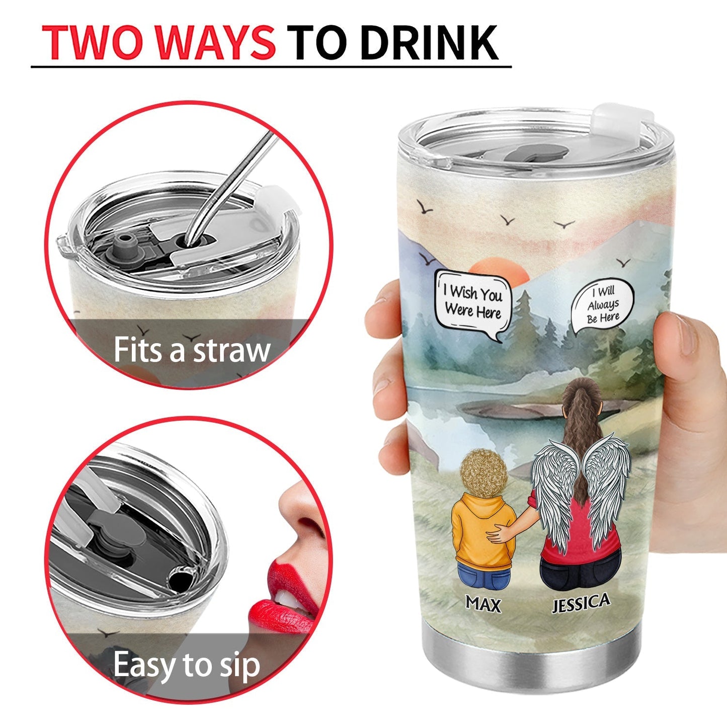 I Miss You I Know — Custom Memorial Tumbler for Family & Friends