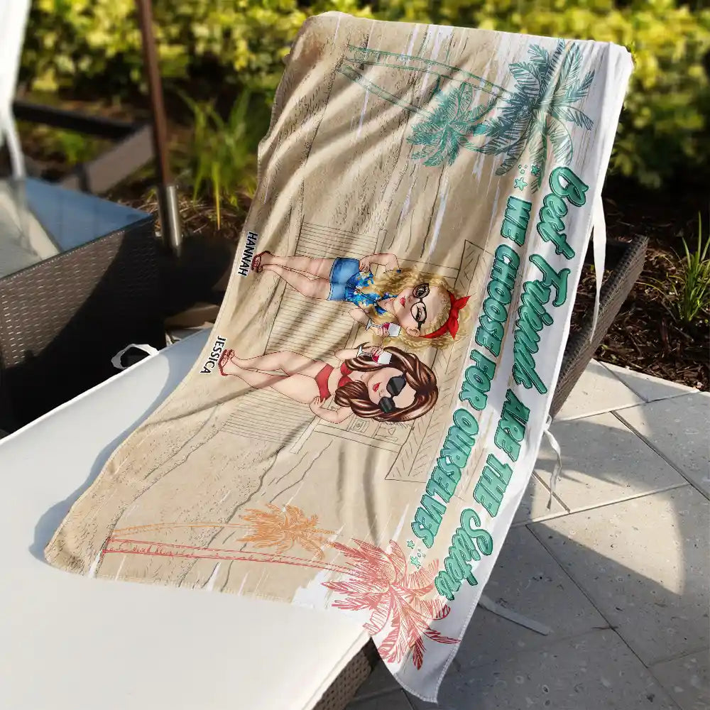 Personalized 'Shenanigans Begin' Beach Towel for Girls Trips & Best Friends