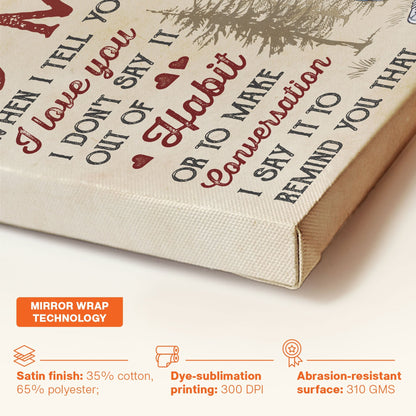 Personalized 'Always & Forever' Canvas for Husband - Sentimental Gift