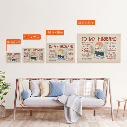 Personalized 'Always & Forever' Canvas for Husband - Sentimental Gift