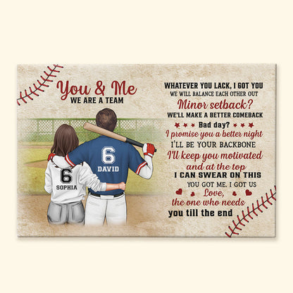 You Got Me I Got Us - Personalized Couple Poster / Canvas