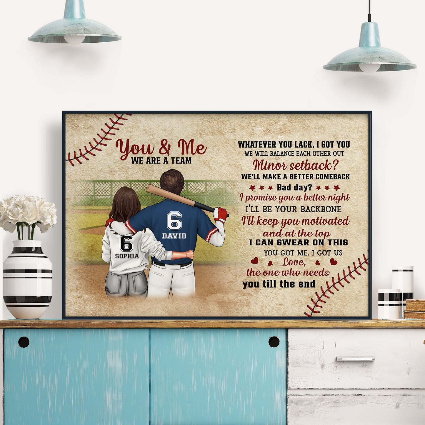 You Got Me I Got Us - Personalized Couple Poster / Canvas