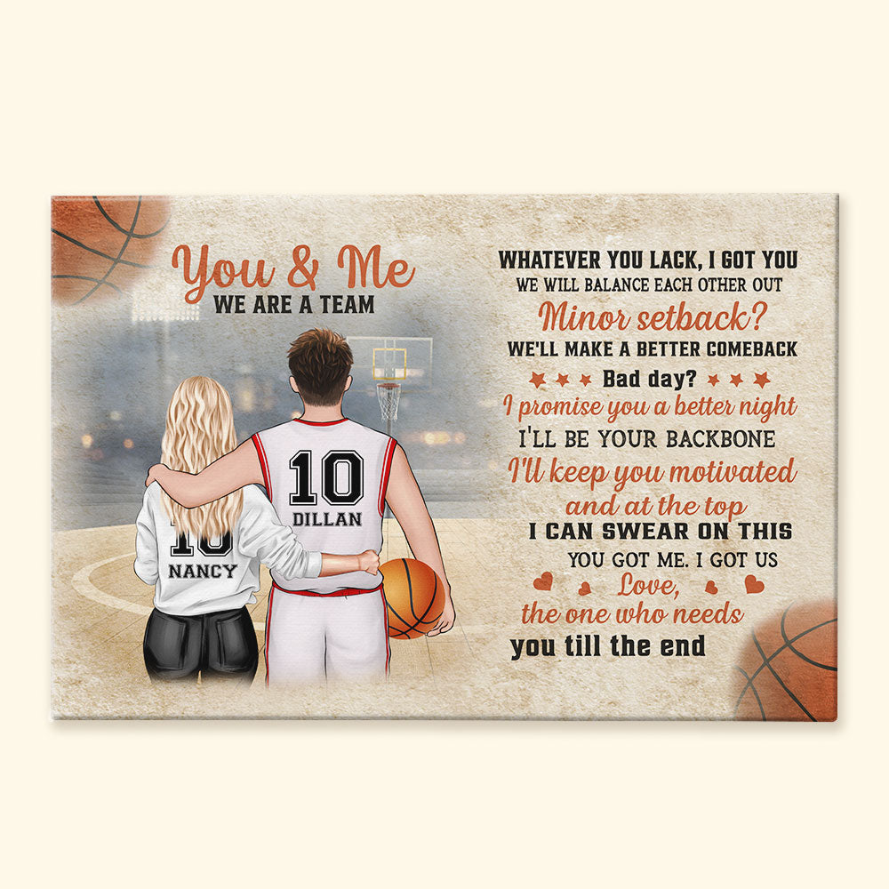 You Got Me I Got Us - Personalized Couple Poster / Canvas