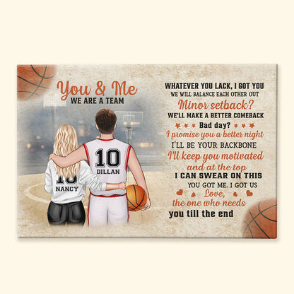 You Got Me I Got Us - Personalized Couple Poster / Canvas