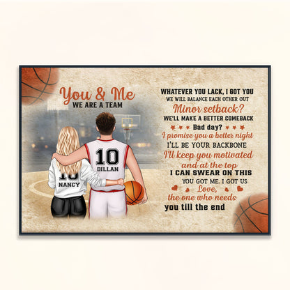 You Got Me I Got Us - Personalized Couple Poster / Canvas