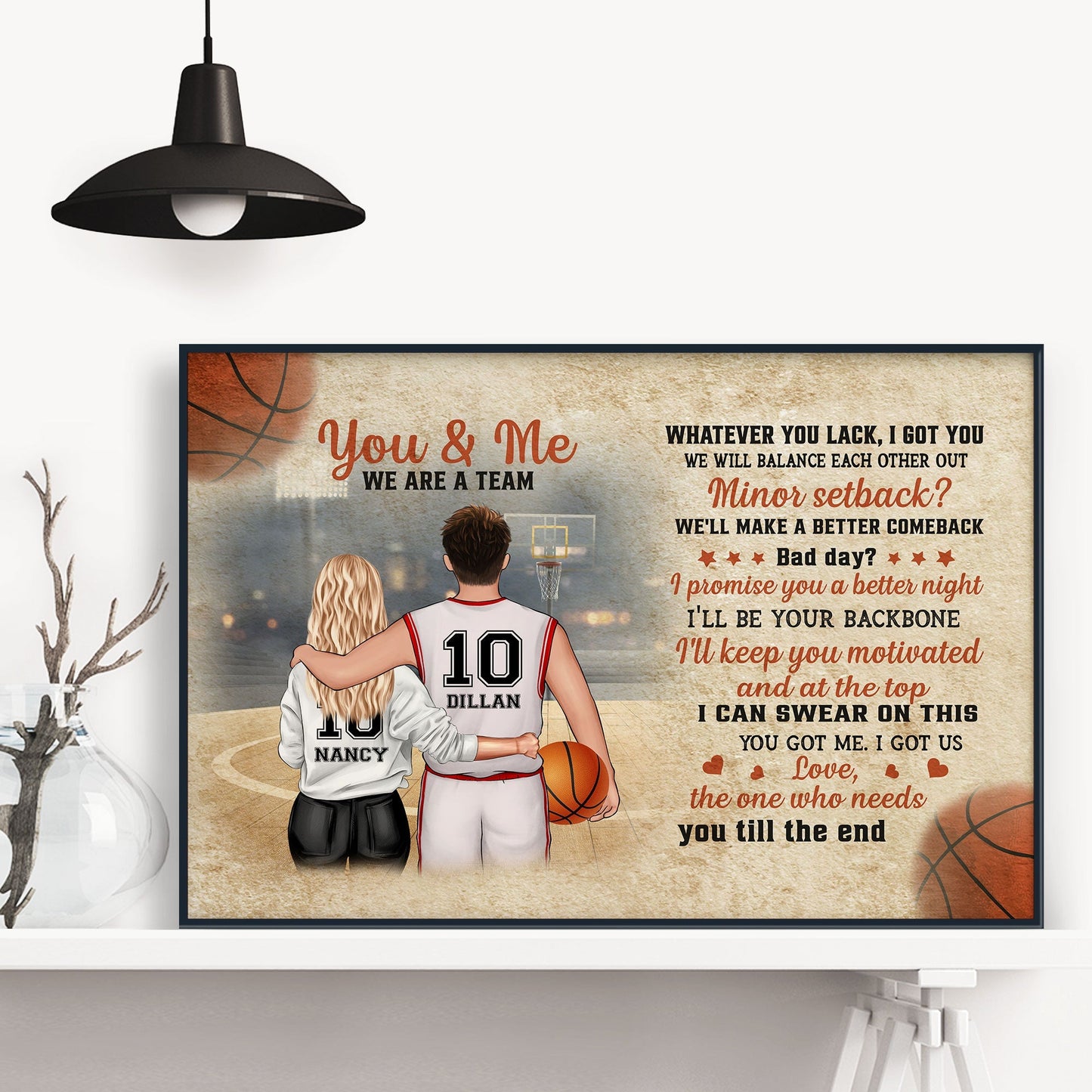 You Got Me I Got Us - Personalized Couple Poster / Canvas