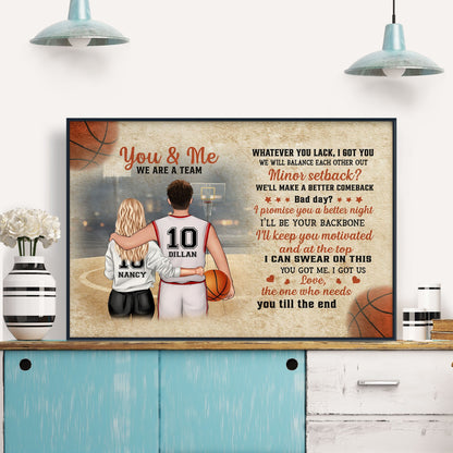 You Got Me I Got Us - Personalized Couple Poster / Canvas