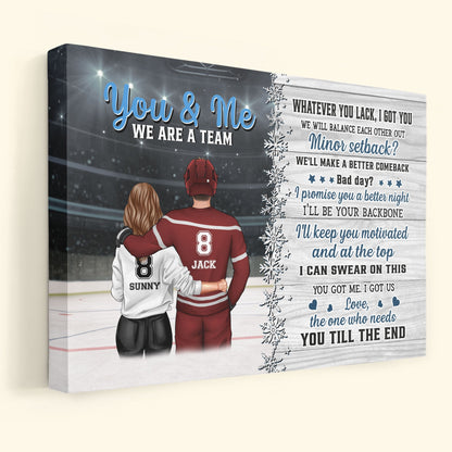 You Got Me I Got Us - Personalized Couple Poster / Canvas