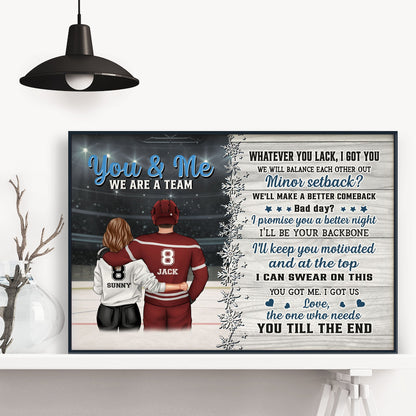 You Got Me I Got Us - Personalized Couple Poster / Canvas