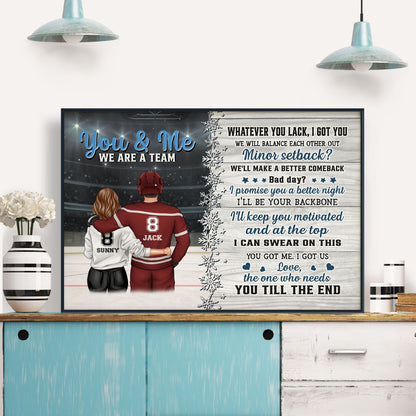 You Got Me I Got Us - Personalized Couple Poster / Canvas