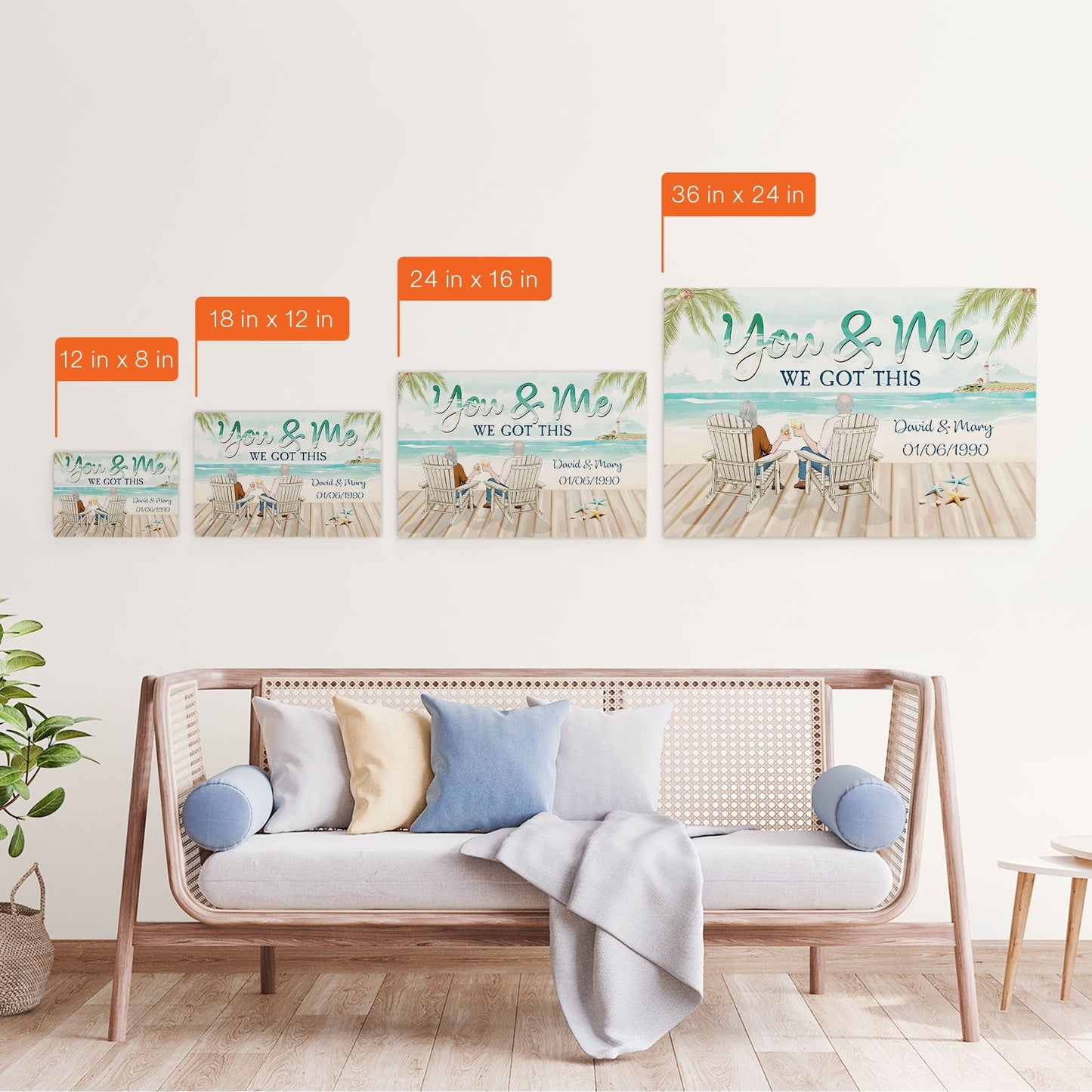 Personalized 'You & Me We Got This' Canvas for Couples - Sentimental Keepsake Gift
