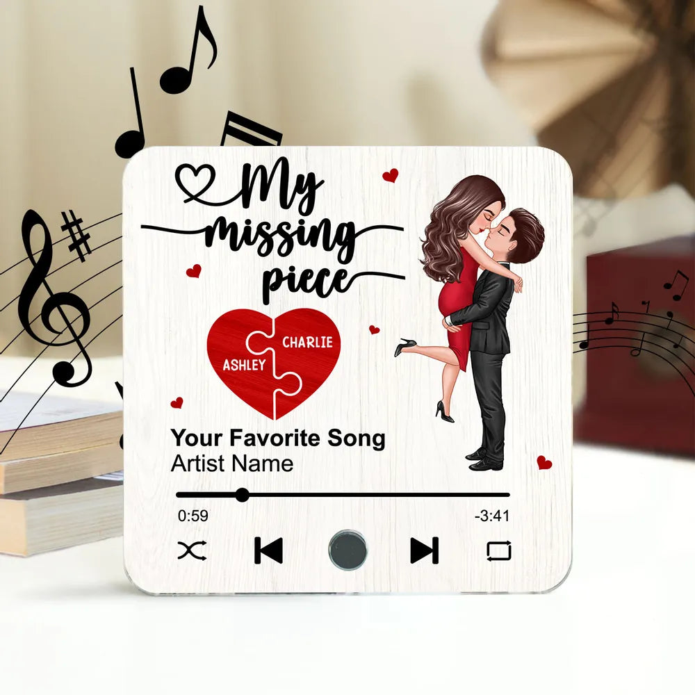 My Missing Piece - Personalized Music Fridge Magnet