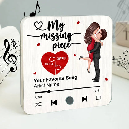 My Missing Piece - Personalized Music Fridge Magnet