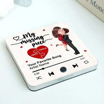 My Missing Piece - Personalized Music Fridge Magnet
